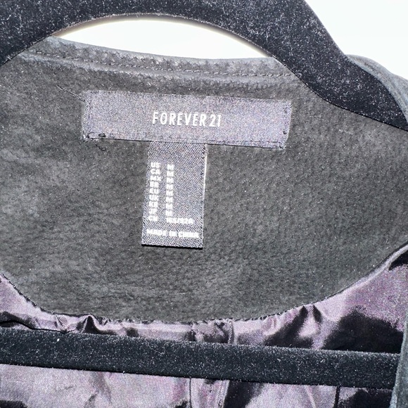 Forever 21 suede black jacket - Picture 3 of 3